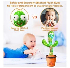 Dancing Talking Cactus Toy with Adjustable Volume, Interactive Cactus Baby T M2