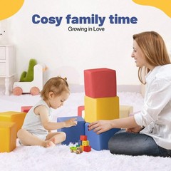 12PCS Soft Foam Building Blocks For Toddlers Giant Stacking Toys Set