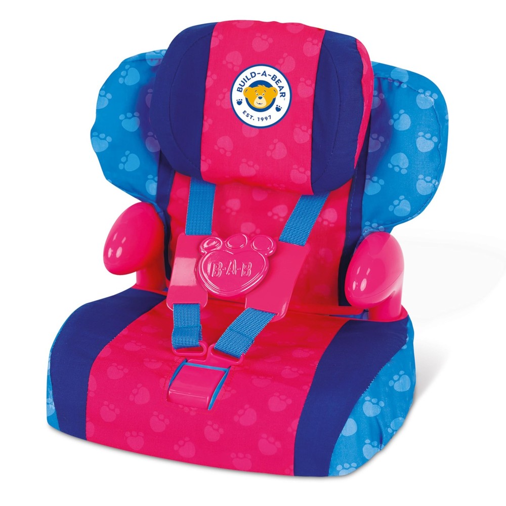 Casdon Build-A-Bear Workshop Furry Friend Toy Car Booster Seat Kids Aged 3+ Use