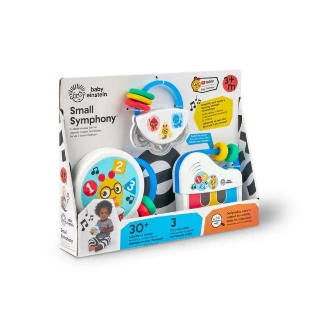 Baby Einstein Small Symphony 3-Piece Musical Toy Set Music Instruments Sound