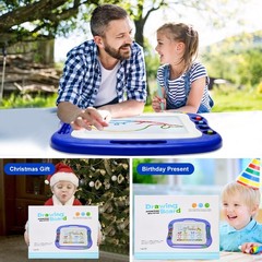 Magnetic Drawing Board,Large Doodle Board Toys for Girls Boys 3 4 5 6 7 Year …