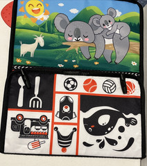 Baby Foldable Take A Long Toy with Mirror & Attached Teethers