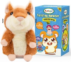 Toddler Toys Talking Hamster Repeats What You Say, Kids Toys for 2 3 4 5 6 7 …