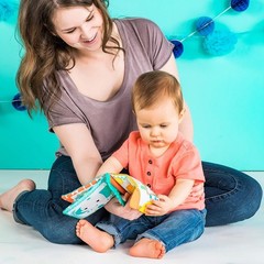Teethe & Read™ Baby Soft Book: Soft Pages for Teething Relief – Age 3 +