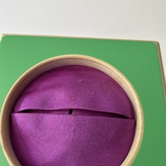 Lovevery Magic Tissue Box With 6 Tissues Montessori 5-6 Months Wooden Gift