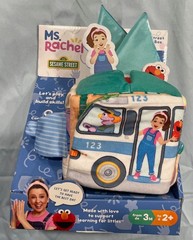 NEW Ms. Rachel Sesame Street Surprise Learning Box with Ms. Rachel & Elmo Plush