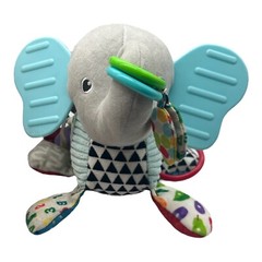 World Of Eric Carle Developmental Elephant Plush Stroller Car Seat Toy #96625