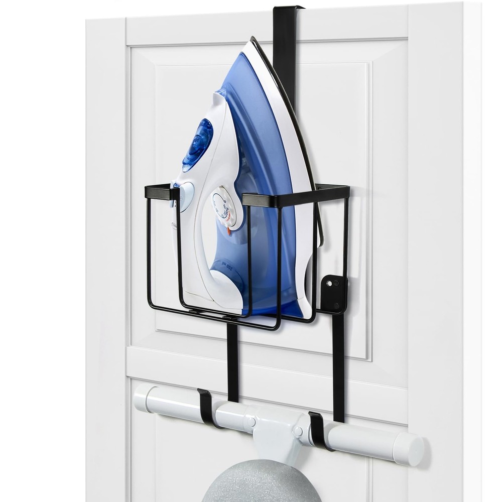 ORLESS Over The Door/Wall Mount Ironing Board Hanger, Laundry Room … Fast Ship