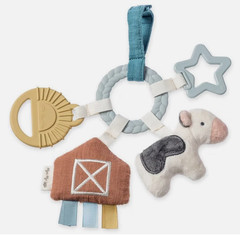 Itzy Ritzy Bitzy Busy Ring Farm Teething Activity Toy