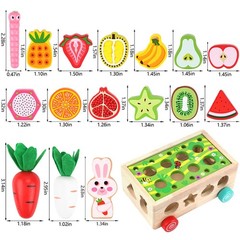 Toddlers Montessori Wooden Educational Toys for Baby Boys Girls Age 1 2 3 Yea…