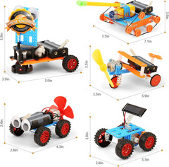 STEM Robot Building Kit Kids Ages 6-14 Science Toy Boys Birthday Gift