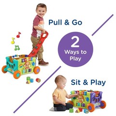 VTech Sort & Discover Activity Wagon with Accessories, Baby and Toddler Toys