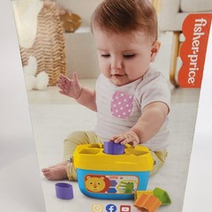 Fisher-Price Stacking Toy Baby’s First Blocks Set of 10 Shapes for Sorting Play