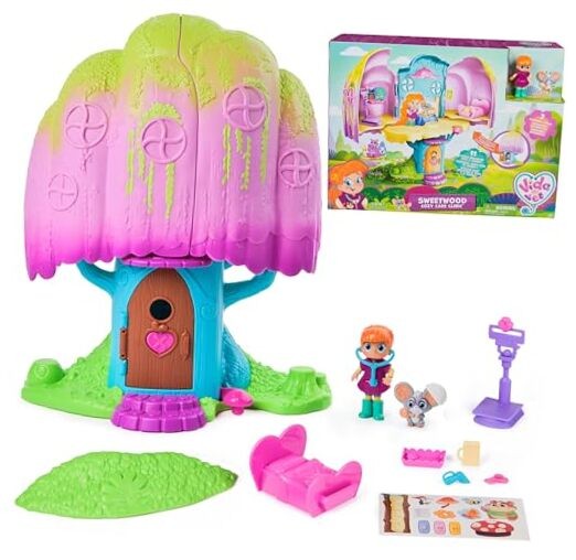 , Vet Clinic, Treehouse Playset with Action Figures, Vet Clinic Playset