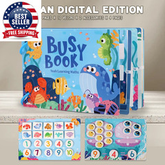 New Montessori Scene Stickers for Children DIY Hand-On Puzzle Reusable Books Car