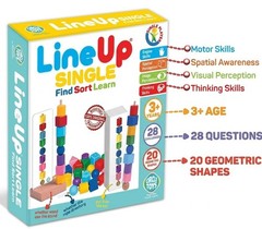 Montessori Wooden Pattern Matching Toy Toddler Puzzle Stacking Sort Learning 3+