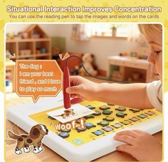 Magnetic Learning Toy for Kids 3+ Letters, Numbers, and Image Reading Game!!