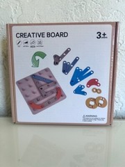 Montessori Wooden Toy creative board 3+ years