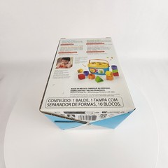 Fisher-Price Stacking Toy Baby’s First Blocks Set of 10 Shapes for Sorting Play