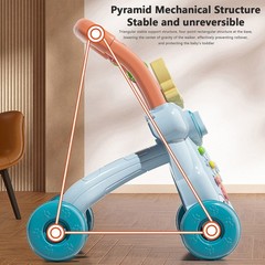 Baby Walker Sit and Stand Push Learning Toys E#