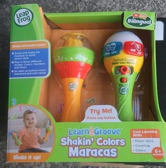 LeapFrog Learn & Groove Shakin’ Colors Maracas New