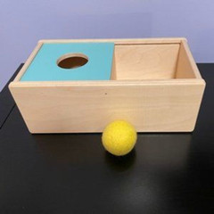 Lovevery Sliding Top Box w/Ball, from The Thinker Montessori-Based Play Kit