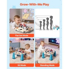 Uimoso Toddler Activity Table for 6+ Months with 60+ Sound Features