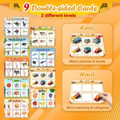 Sorting Toys for Toddlers, Learning Education Toys Montessori, Multiple Theme…
