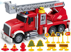 Kids Toys for 3 4 5 6 7 8 Years Old Boys, 15″ Large Fire Truck Toy, Friction Pow