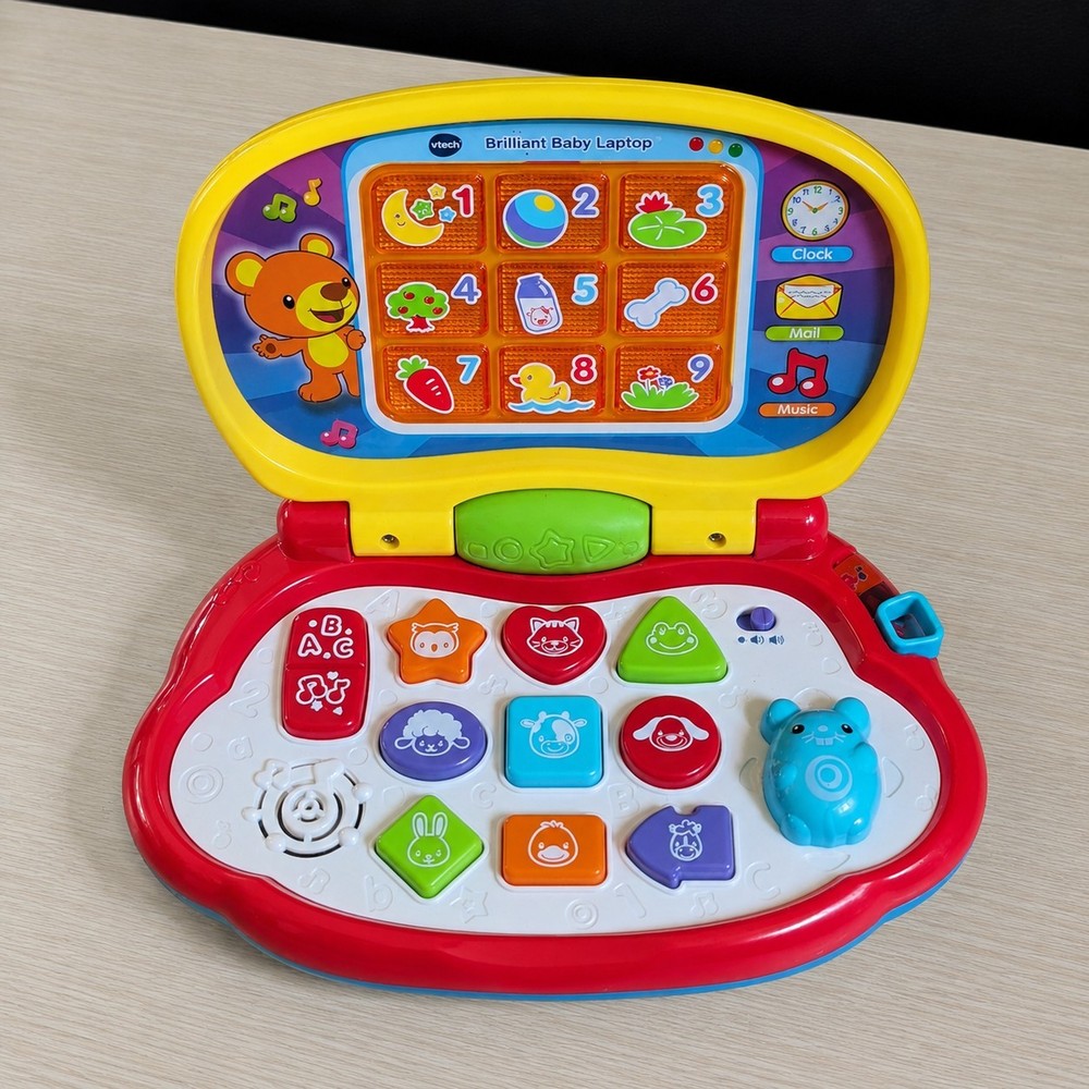 VTech Brilliant Baby Laptop Electronic Learning Toy Animals Multicolor 6-36M
