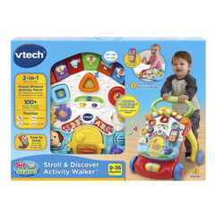 VTech Stroll & Discover Activity Walker with Accessories, Baby and Toddler Toys
