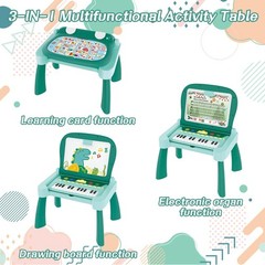 4-in-1 Touch & Learn Activity Desk – Educational Interactive Toys, Music & Writi