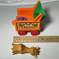 Fisher-Price Little People Giraffe & Safari Cart Wagon Toy DZM48 Developmental
