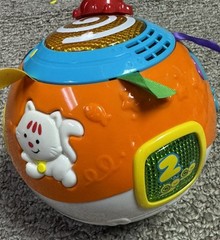 Vtech Move and Crawl Ball Educational Infant Baby Interactive Toy TESTED Works