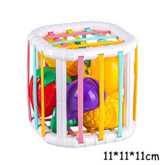 2 in 1 Montessori Baby Toy Fruit Cutting Sensory Learning Block Game