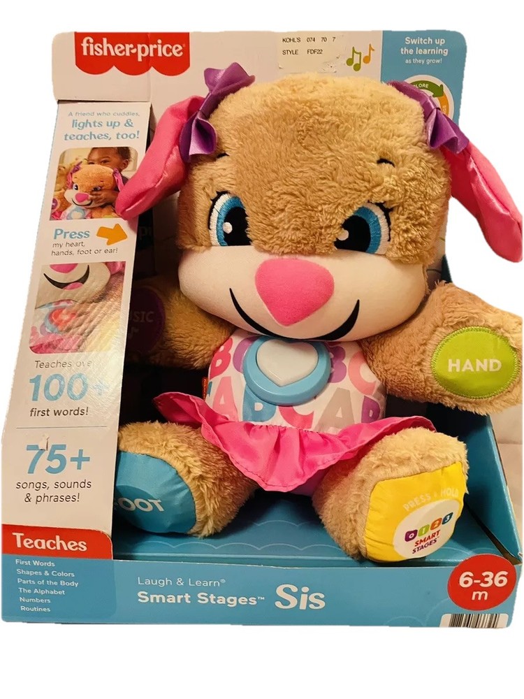 Fisher Price Laugh & Learning Smart Stages Sis Lights Up Teach 6-36M First Words