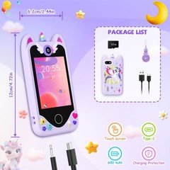 Kids Smart Phone for Girls Gifts – Toddler Christmas Birthday Gift for Age 3