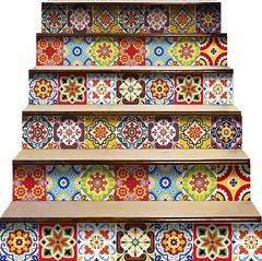 Tile Stickers 24 PC Set Authentic Traditional Talavera Tiles Stickersl Bathro…