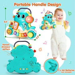 Dinosaur Piano Toy Light Up Musical 6-12 Months – Educational Toddler Gift