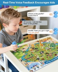 Talking Pen & 20 Laminated Toddler Learning Posters Set – Colorful Educationa…