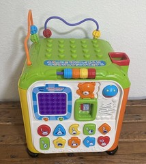 VTech Ultimate Alphabet Activity Cube Learning Toy Tested Works