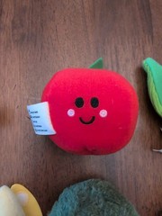 Baby Sensory Toys 11 PCS My First Fruit Vegetable Color Sorting Plush Play Food