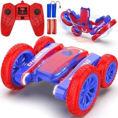 Remote Control Car Spider RC Cars Double Sided Spider RC Car T5-Blue&Red