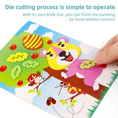 20pcs DIY 3D Stickers Stick-on for Early Learning Educational Puzzle Toy USA