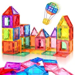 NVHH Magnetic Tiles for Kids Ages 3-5 4-8 Magnetic Blocks Creative Toys