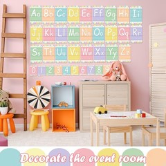 Adduster Bulletin Board Letters – ABC Alphabet Poster Classroom Decorating Se…