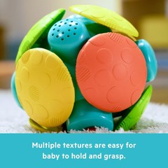 Bright Starts Wobble Bobble Activity Ball 1 Count (Pack of 1),