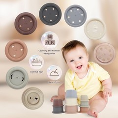 Baby Toys 6 to 18 Months, 8 in 1 Montessori Toy Set, Educational Learning Toy…