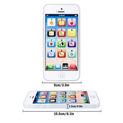 Early Learning Toys Phone Tablet for Toddlers Age 2+ Kids Educational Baby LED