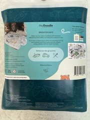 Hey Doodle Brighter Days -Reusable Silicone Mat Coloring Draw Erase Repeat